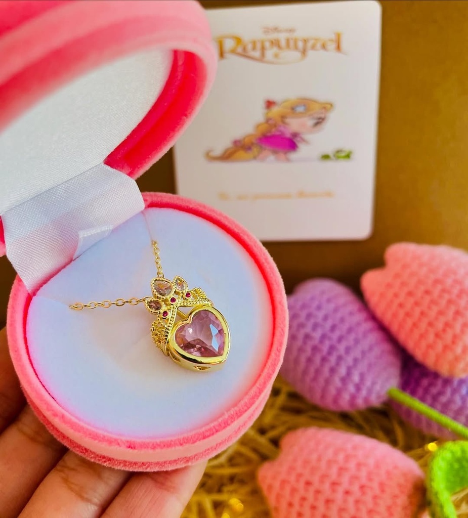 Collar Corazón Rapunzel