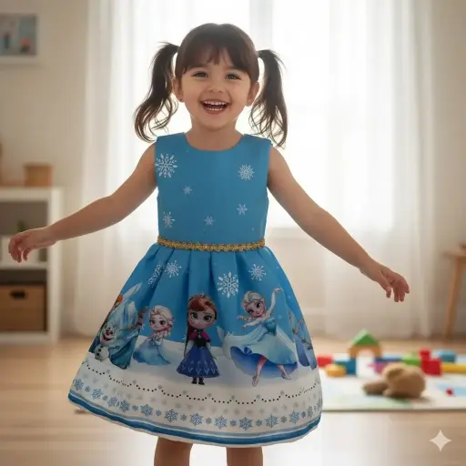[1853528] Vestido Rotondo Frozen