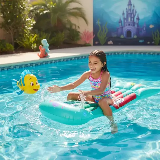 [1885679] Flotador Sirenita tipo cama