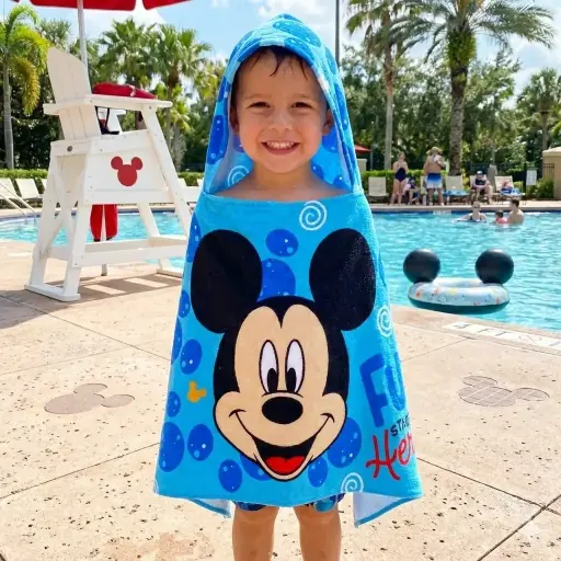 [1609149] Toalla Mickey Mouse con capucha